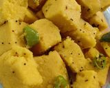 A picture of step 12 of Instant Besan Dhokla.