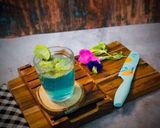 A picture of step 3 of Summer/Ramadan Special: Blue Lagoons-Chia Mojito.