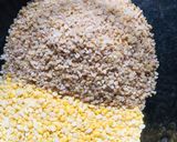 A picture of step 1 of Wheat pongal.