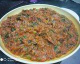 A picture of step 5 of Brinjal Bharta.