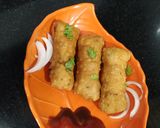 A picture of step 5 of Vegetable spring rolls🤞☺️.