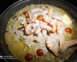 Foto del paso 4 de la receta: Farfalle con Verduras y Langostinos al Curry - One pot Pasta -