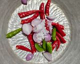 Foto langkah ke 3 dari resep Sambal Belacan Nanas.