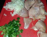 Foto del paso 1 de la receta: Pollo a la mostaza con fideos