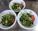 A picture of step 4 of Spinach, Corn, Edamame, and Ume Ponzu Salad.