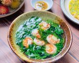 Hình bước làm 3 của món Canh Rau Tập Tàng Nấu Tôm