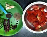 A picture of step 1 of Tomato Rasam.