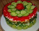 A picture of step 5 of Cold chicken bread cake #Ramadankitayari.