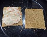 A picture of step 3 of Cold veg sandwich.
