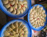 Gambar langkah 4 resipi Karipap sardin.
