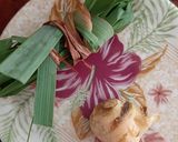 A picture of step 1 of Lemongrass tea.