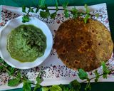 A picture of step 2 of Spinach Paratha.