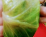 A picture of step 5 of Cabbage rolls in arrabbiata sauce.