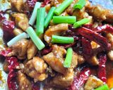 Gambar langkah 3 resipi Ayam Goreng Cili Kering.