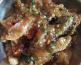 A picture of step 7 of Baigan ka bharta.