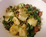 A picture of step 6 of Potato Salad with Lentils and Sausage.