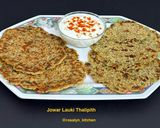 A picture of step 16 of Jowar Lauki (Bottlegourd) Thalipith.