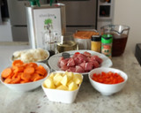 Foto del paso 1 de la receta: Magro de cerdo al curry con zanahorias
