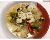รูปขั้นตอนการทำที่ 5 ของ 🌶️ต้มยำอกไก่เห็ดหูหนูขาว🍲