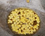 A picture of step 3 of Sweet boondi.