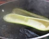 Foto del paso 2 de la receta Zapallo italiano o zucchini, relleno de pollo