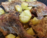 Foto del paso 5 de la receta: Conejo asado, patatas y sobrasada