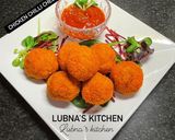A picture of step 9 of Chicken Chilli Cheese Balls:.