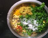 A picture of step 3 of Chana dal vada.