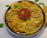 A picture of step 7 of Masala Rice Crackers:.