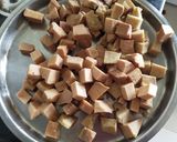 A picture of step 2 of Yum (Suran) Subzi.