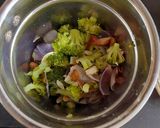 A picture of step 3 of Broccoli Almond soup.