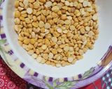 A picture of step 1 of Fried Mash chana Daal.