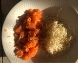 Lazacos tojáslepény céklával, sajttal recept fázis 2 fotója