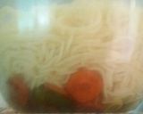 A picture of step 7 of Veggie Spaghetii.
