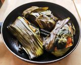 Foto langkah ke 9 dari resep Pepes (Brengkes) Patin Tempoyak Ala Rumah Kami.
