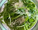 Une image de l'étape 2 de Tagliatelles au pesto de roquette.