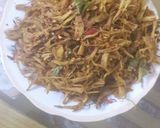 Hình bước làm 6 của món Gà khô xé cay