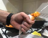 Foto del paso 5 de la receta Calamares rellenos de rape y gambas