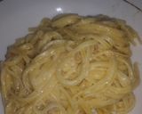 Foto langkah ke 3 dari resep Fetucini Carbonara Simpel Enak 😍.