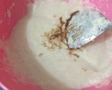 A picture of step 1 of Rawa cake (in appe pan).