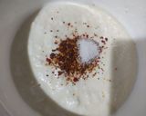 A picture of step 4 of Dahi phulki.