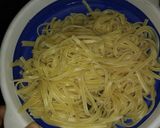 Foto del paso 1 de la receta: Tallarines con salsa blanca