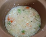 Foto langkah ke 3 dari resep MPASI 6+ Bubur Ayam Brokoli.