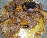 A picture of step 4 of Beef Boti Fry.