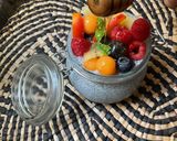 Une image de l'étape 5 de 🍯Sweet bowl chia 🥣fruits de saison 🍑🍒.