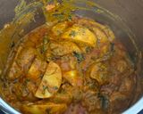 A picture of step 6 of Instant Pot Chicken Curry.