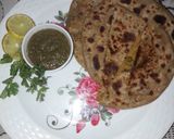 A picture of step 12 of Leftover Dal Paratha.