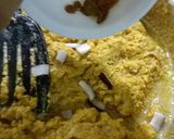A picture of step 8 of Nishashta halwa.