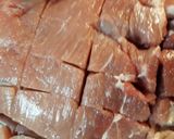 A picture of step 1 of Sour Orange Pork.