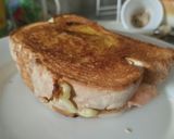 Foto del paso 8 de la receta: Sándwich🥯de queso🧀y jamón🥓en pan artesanal🥯🧀🍞